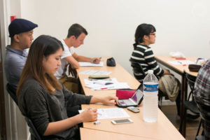 école de français avec étudiants internationaux